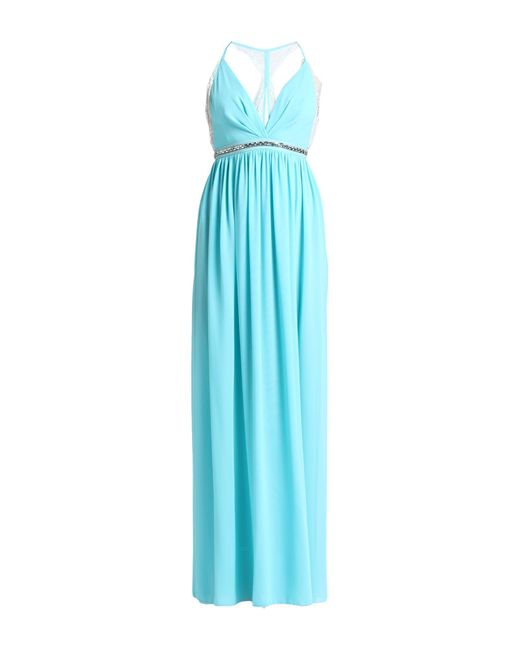 Anna Molinari Blue Maxi Dress