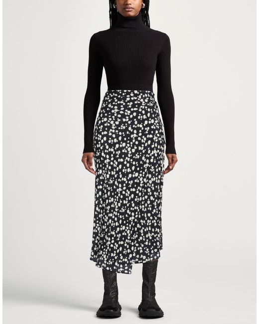 MSGM White Midi Skirt