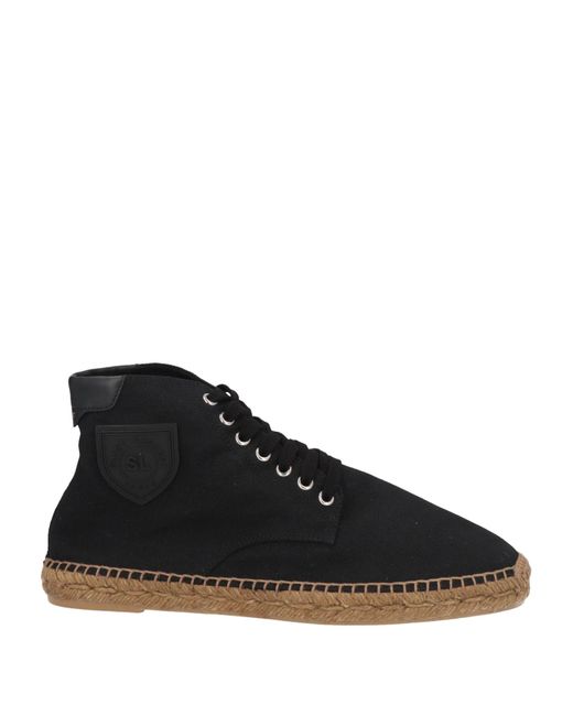 Espadrillas Saint Laurent de hombre de color Black