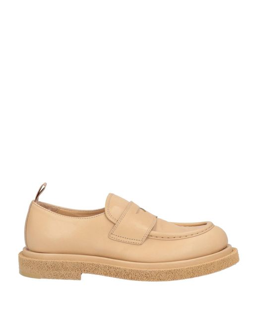 Officine Creative Natural Sand Loafers Leather