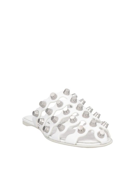 Alexander Wang White Mules & Clogs