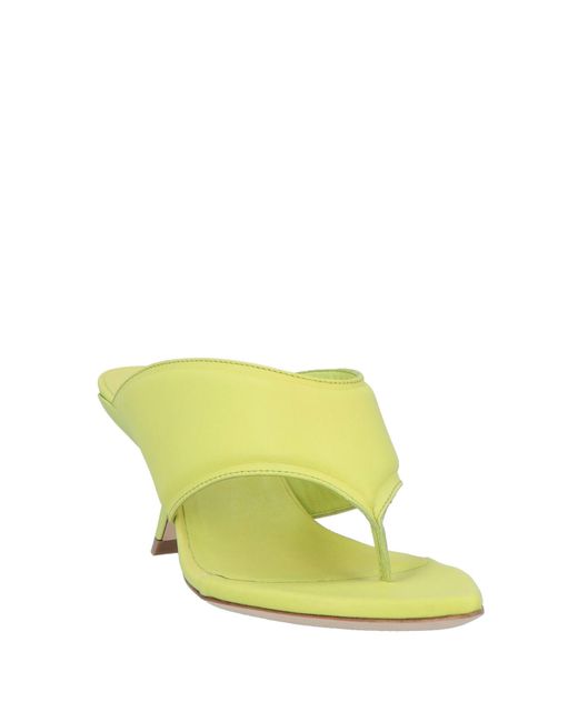 Vic Matié Yellow Zehentrenner