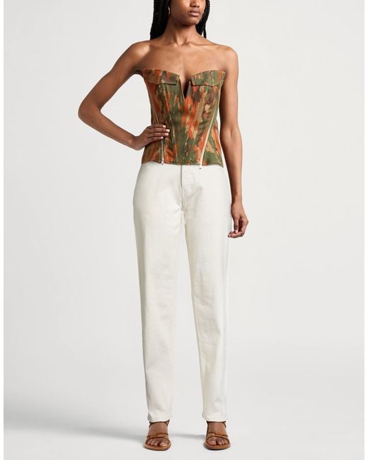 Dickies White Jeans Cotton, Elastane