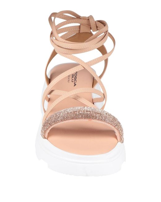 Tosca Blu White Sandals Leather
