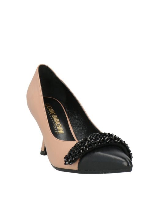 Luciano Barachini Natural Blush Pumps Leather