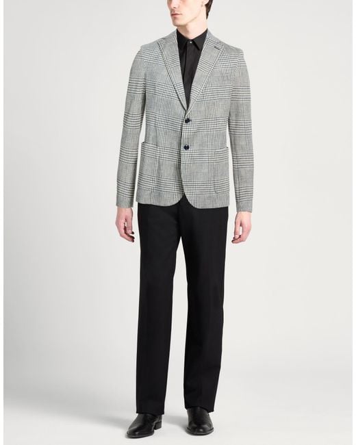 Circolo 1901 Gray Blazer Cotton, Elastane for men