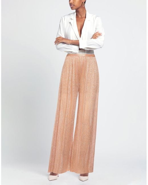 Sabina Musayev Natural Pants Polyester, Metal