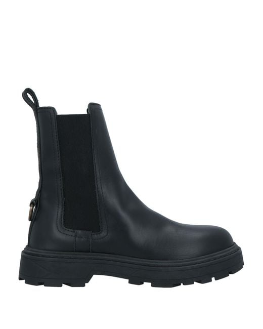 Philippe Model Black Ankle Boots for men