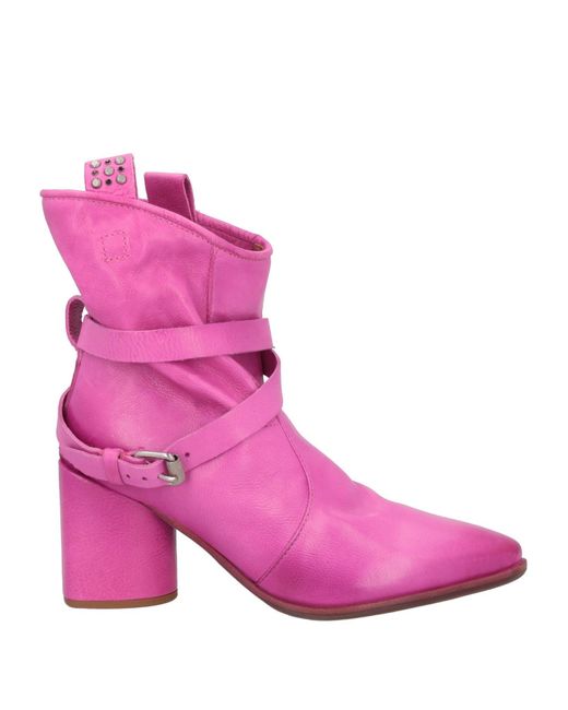 A.s.98 Pink Ankle Boots