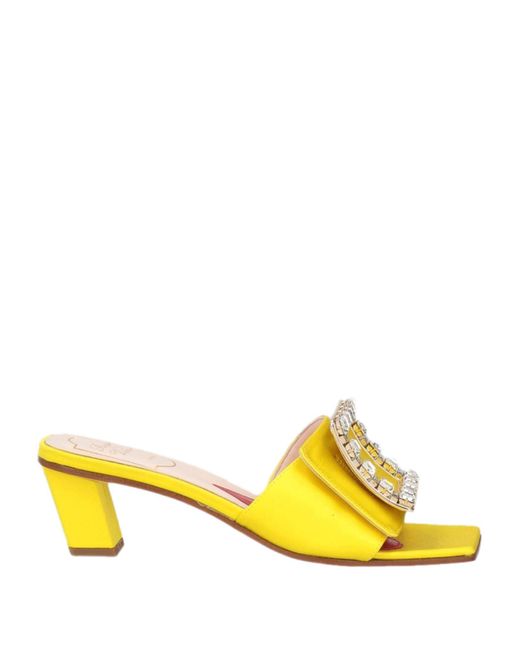 Roger Vivier Yellow Sandals