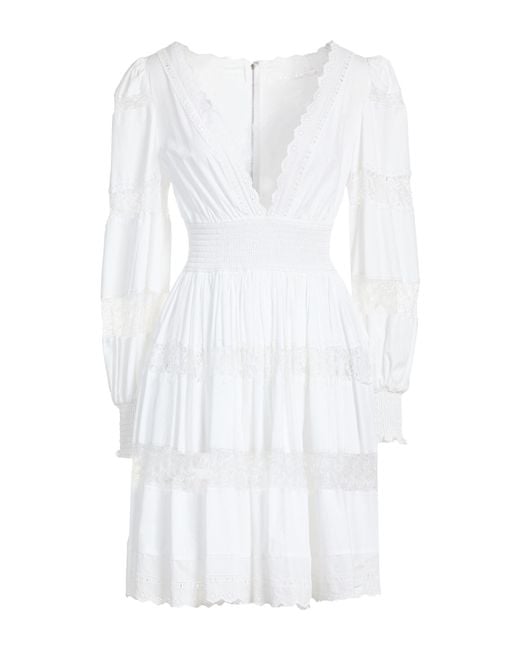 Dolce & Gabbana White Mini Dresses