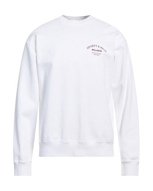 Sporty & Rich Sweatshirt in White für Herren