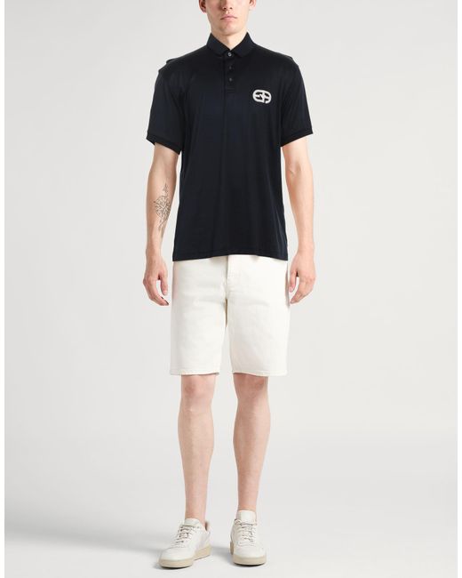 Emporio Armani Black Polo Shirt for men