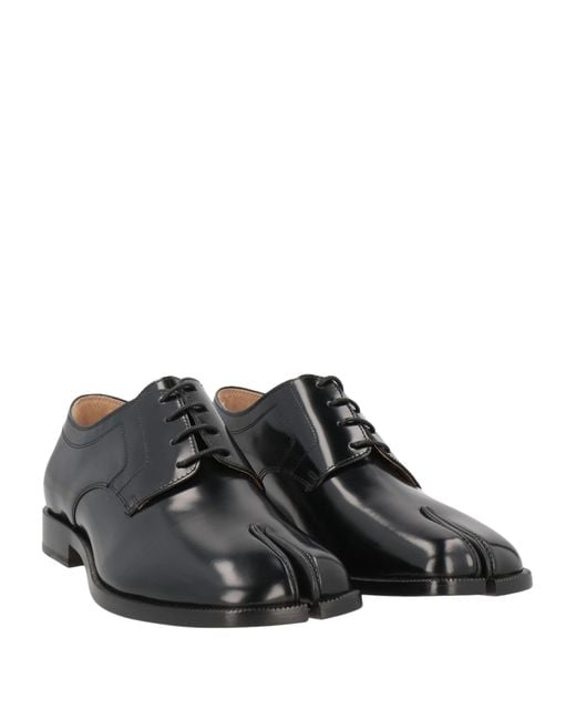 Maison Margiela Black Lace-up Shoes