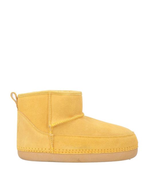 Ovyè Yellow Ankle Boots