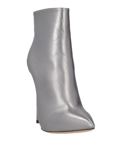 Casadei Gray Ankle Boots