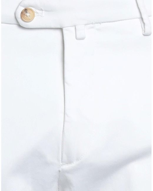 Luigi Borrelli Napoli White Trouser for men