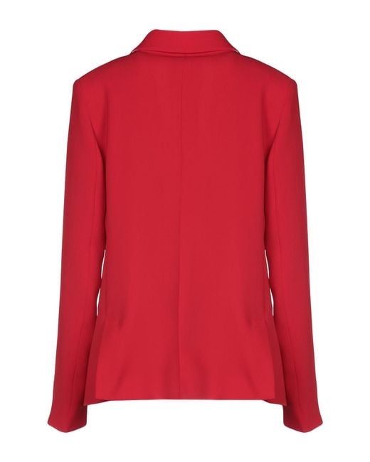 19.70 Nineteen Seventy Red Blazer Polyester