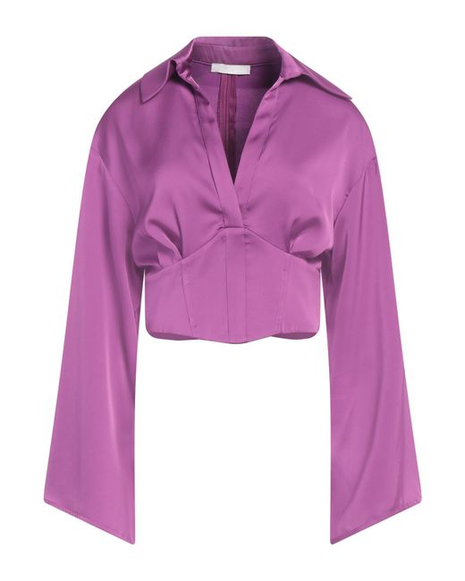 SILENCE LIMITED Purple Mauve Top Polyester