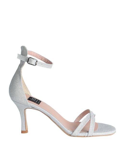 Islo Isabella Lorusso Metallic Sandals Textile Fibers