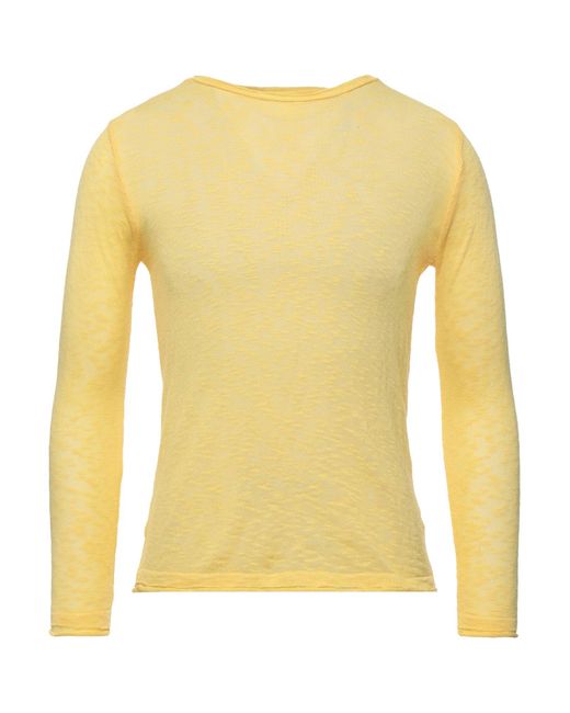Stilosophy Yellow Sweater Cotton for men
