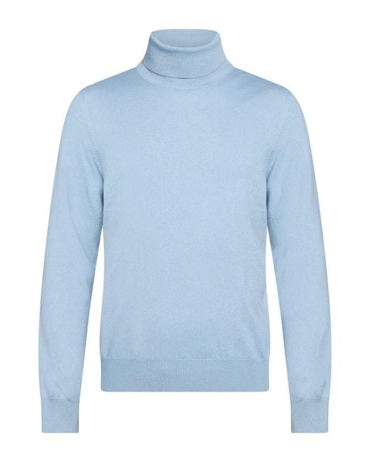 Gran Sasso Blue Turtleneck for men