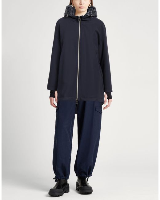 Herno Blue Coat Virgin Wool