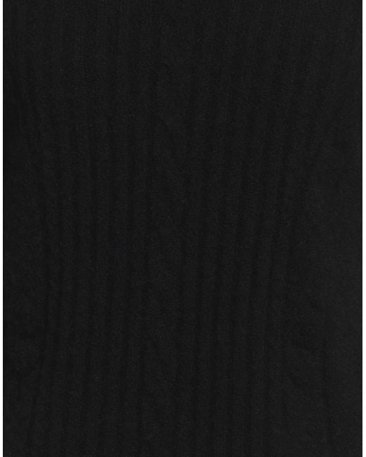 High Black Turtleneck Nylon, Wool, Alpaca Wool, Elastane