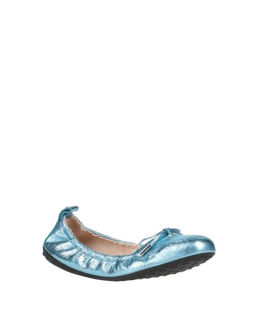 Tod's Blue Ballet Flats