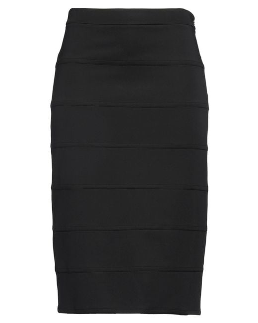 Max Mara Black Midi-Rock