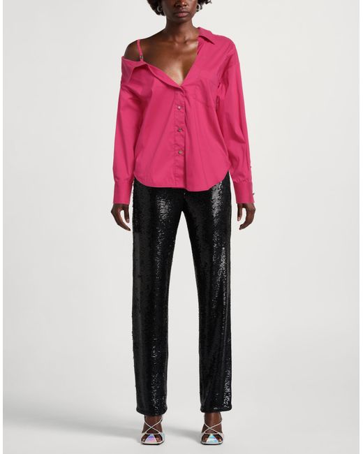 Blugirl Blumarine Pink Shirt Cotton, Polyamide, Elastane