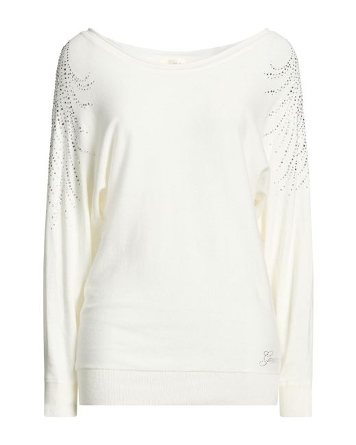 Guess White Sweaters