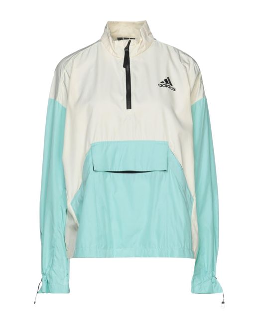 adidas Originals Synthetic Jacket in Ivory (White) Lyst