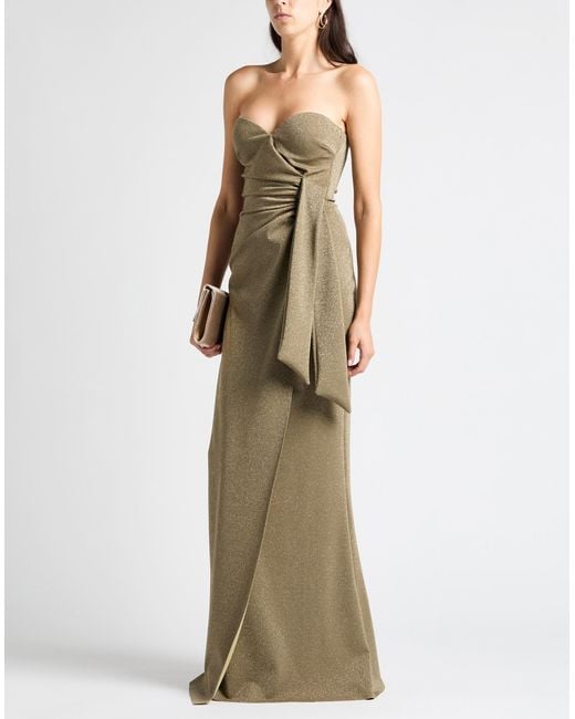 La Petite Robe Di Chiara Boni Natural Military Maxi Dress Polyamide, Viscose, Elastane, Polyester