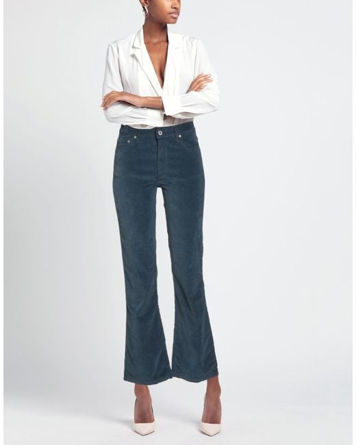 Please Blue Pants Cotton, Elastane