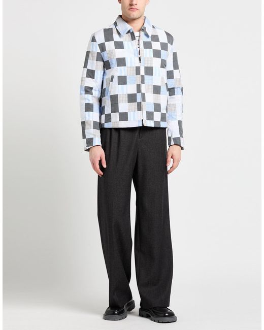 Thom Browne Blue Jacket Cotton, Polyester for men