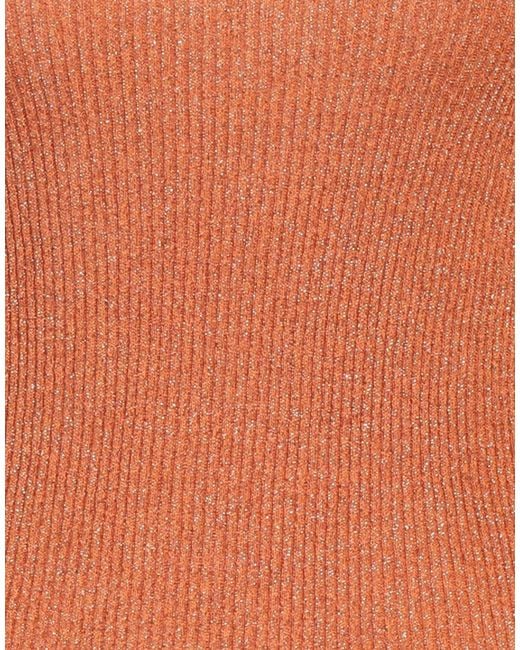 ViCOLO Orange Sweater Viscose, Polyamide, Metallic Polyester