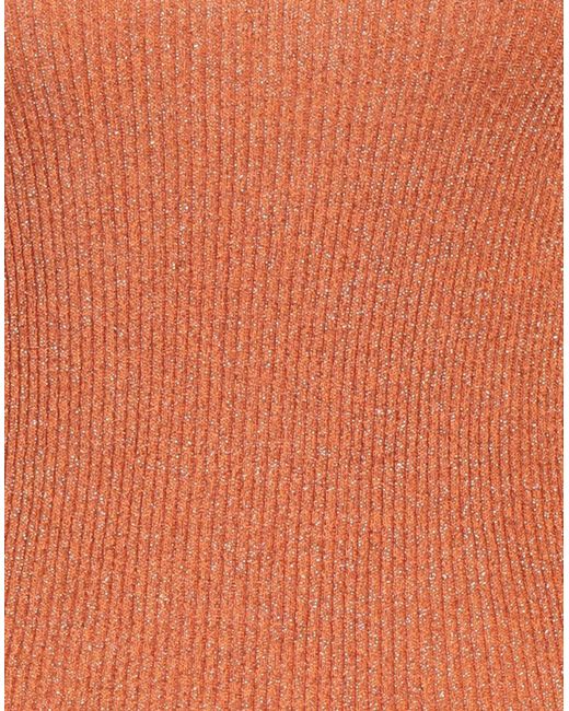 ViCOLO Orange Sweater Viscose, Polyamide, Metallic Polyester