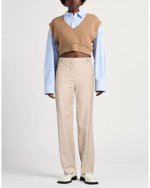 Max Mara Natural Pants Virgin Wool, Elastane