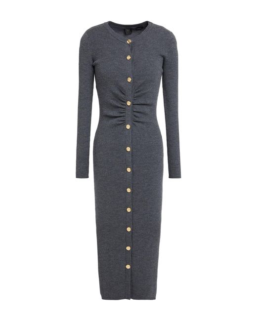 Pinko Gray Midi Dress