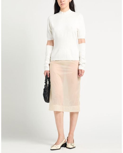 hinnominate White Turtleneck