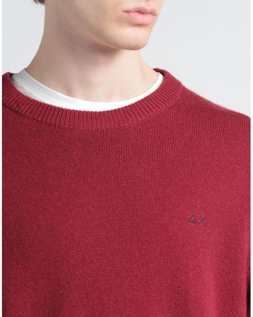Sun 68 Red Sweater for men
