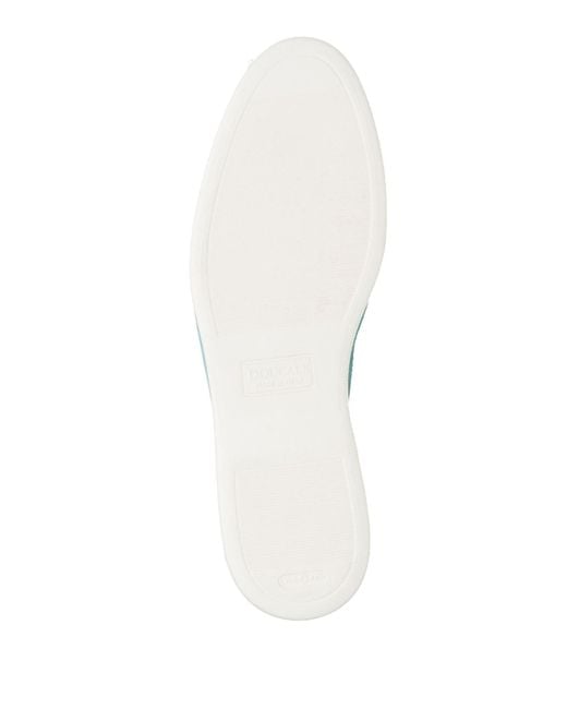 Doucal's Blue Loafers Leather
