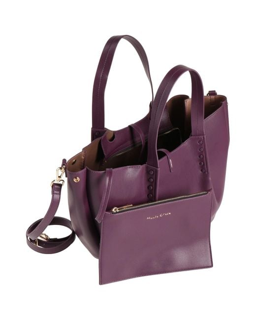 Manila Grace Purple Handbag
