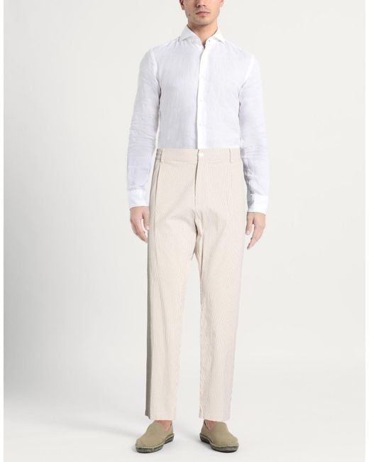 Cruna Natural Pants Cotton, Polyester, Elastane for men