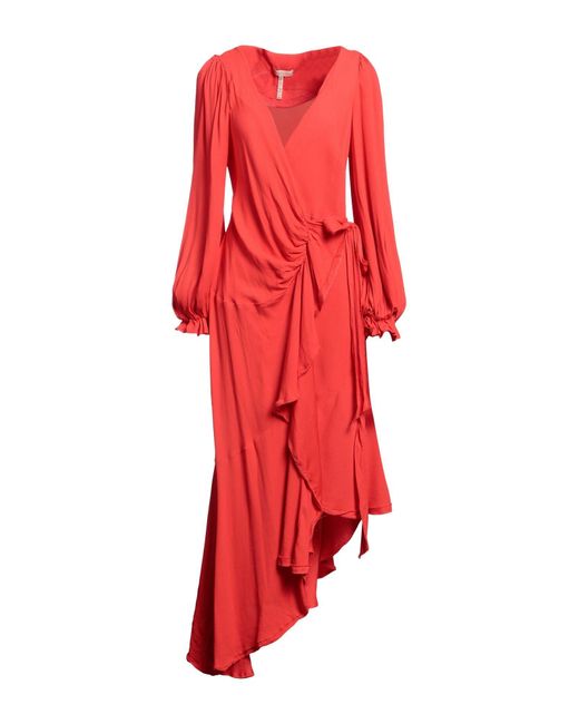 Maria Lucia Hohan Red Midi Dress