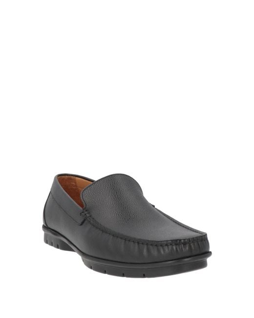 Testoni Gray Loafers Calfskin for men