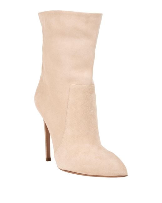 Paris Texas Natural Ankle Boots Leather