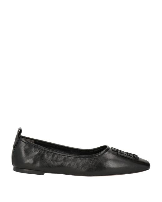 Tory Burch Black Ballet Flats