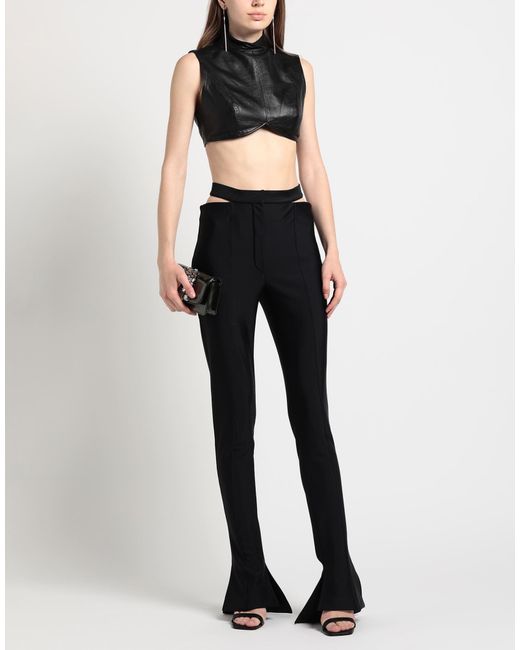 Mugler Blue Pants Polyamide, Elastane